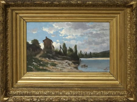 Horace Antoine Fonville — Paesaggio fluviale